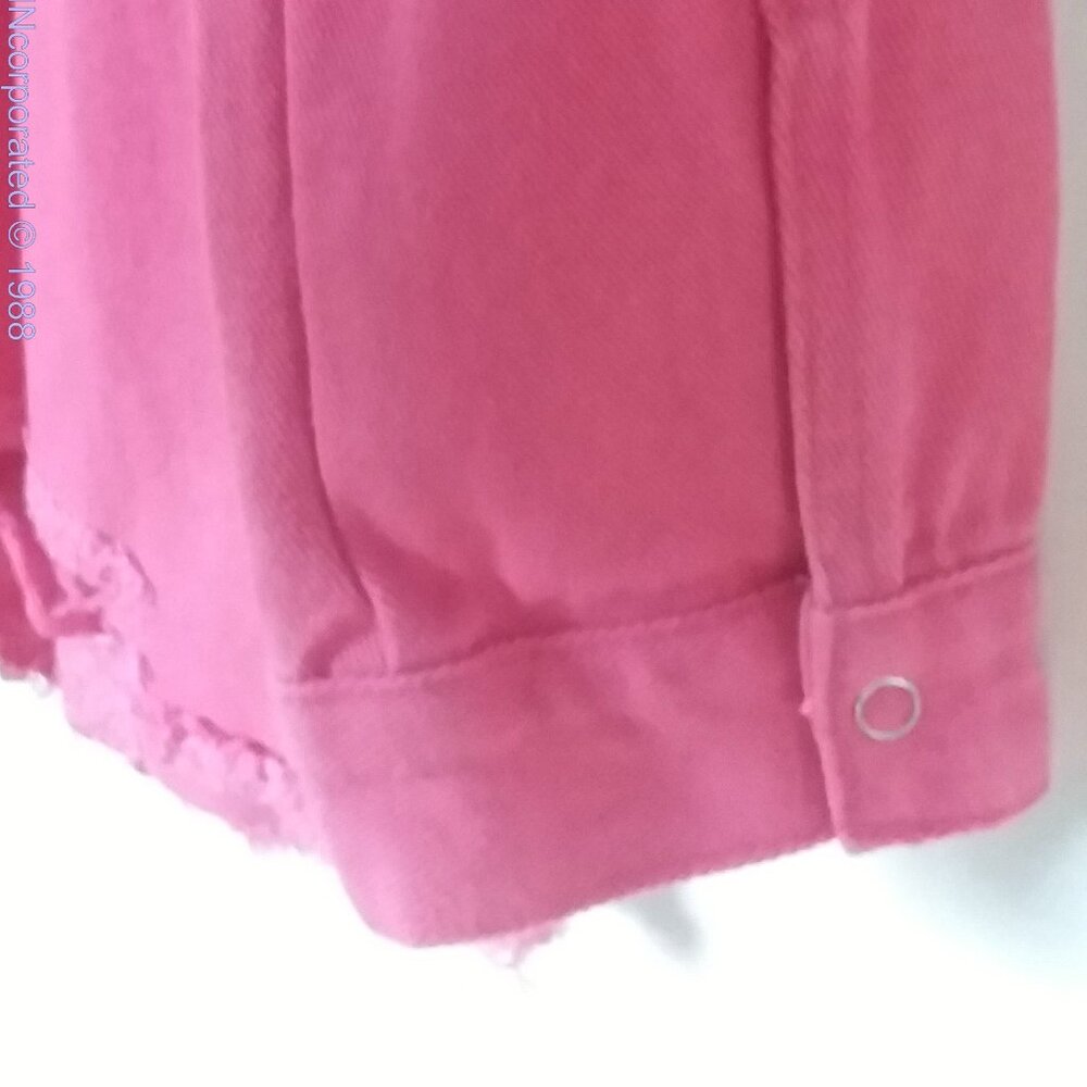 Pink Ripped Jean Jacket - Picture 6 of 9